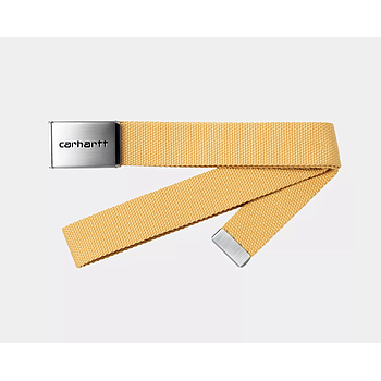 Cinturón Carhartt WIP Clip Belt Chrome - Air Yellow