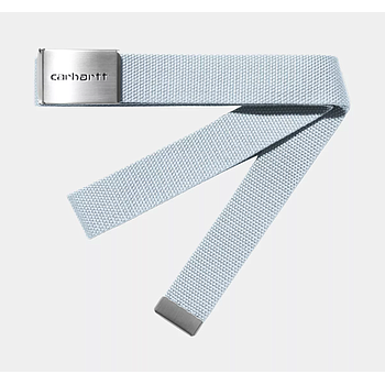 Cinturón Carhartt WIP Clip Belt Chrome - Air Sky