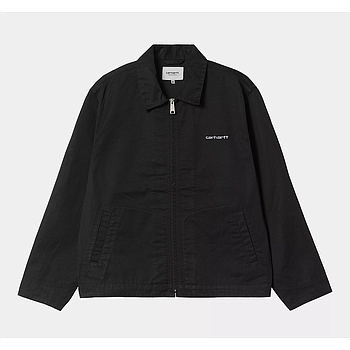 Chaqueta Carhartt WIP Module Script - Black/White (Rinsed)