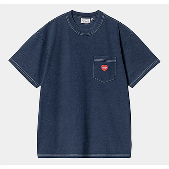 Camiseta Carhartt WIP Ingo Pocket - Dark Blue (Garment Dyed)