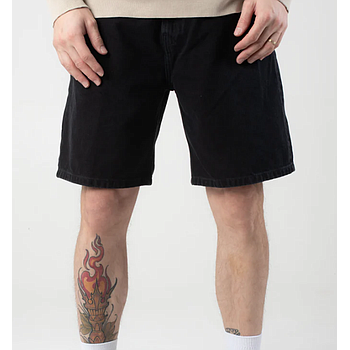 Pantalón Corto Carhartt WIP Nolan - Black Stone Wash