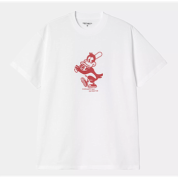 Camiseta Carhartt WIP Home Run - White