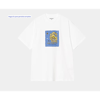 Camiseta Carhartt WIP Old World - White