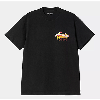 Camiseta Carhartt WIP Crab Paint - Black