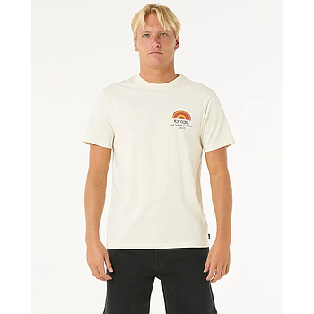 Camiseta Rip Curl Keep On Trucking - Bone