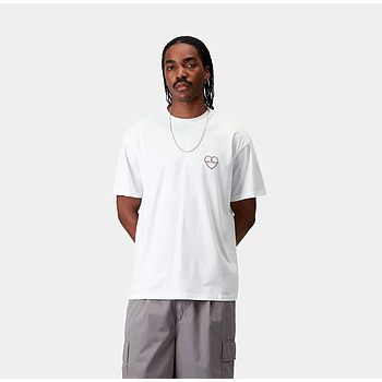 Camiseta Carhartt WIP Furoshiki - White/Red