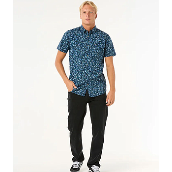 Camisa Rip Curl Floral Reef - Washed Navy