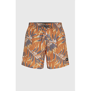 Bañador O'neill Cali Floral 16'' - Orange Dipped Leaves