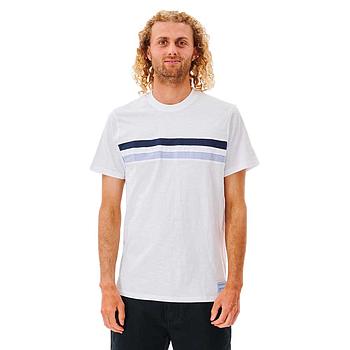 Camiseta Rip Curl Surf Revival Strip - White