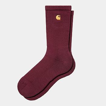 Calcetines Carhartt WIP Chase - Amarone/Gold