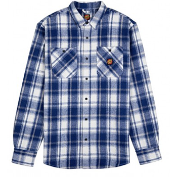 Camisa Santa Cruz Apex - Blue Check