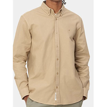 Camisa Carhartt L/S Bolton - Dusty H Brown