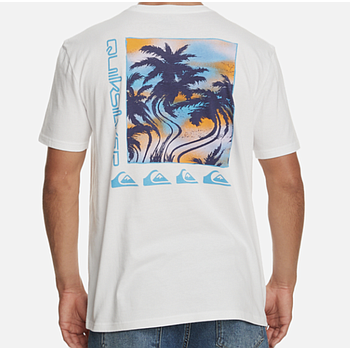 Camiseta Quiksilver Poster - White