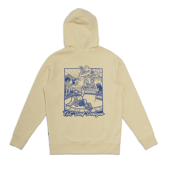 Sudadera Con Capucha T&C Gnar Gull Fleece - Bone Yellow