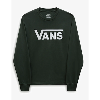 Camiseta Vans L/S Niño Classic - Deep Forest