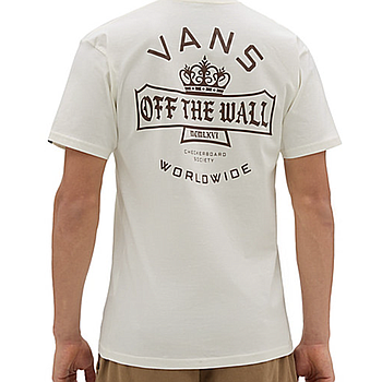 Camiseta Vans Checkerboard Society - White