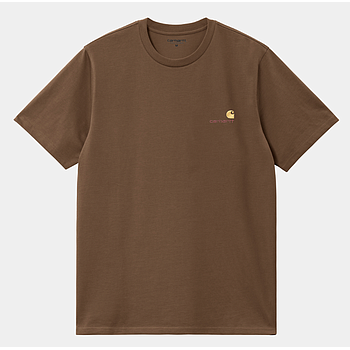 Camiseta Carhartt WIP American Script - Lumber