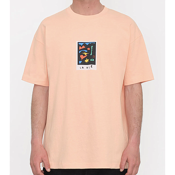 Camiseta Volcom Arthur Longo 3 - Salmon