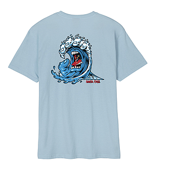 Camiseta Santa Cruz Screaming Wave - Sky Blue