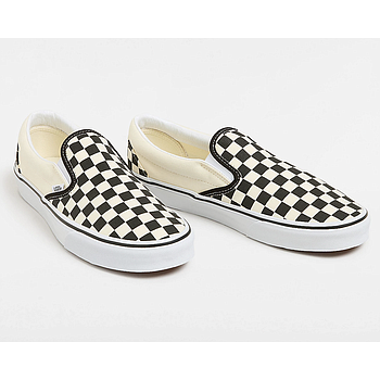 Zapatillas Vans UA Classic Slip-On - Black & White Checkerboard/White