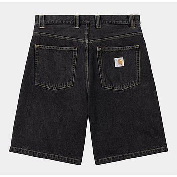 Pantalón Corto Carhartt WIP Brandon - Black (Stone Washed)