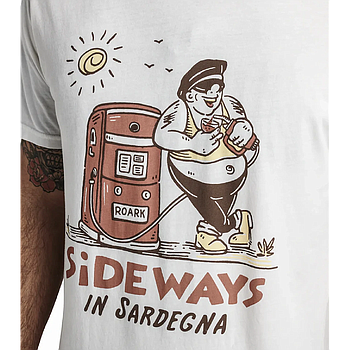 Camiseta Roark Sideways In Sardegna - Off White