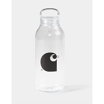 Botella de Agua Carhartt WIP Logo for Kinto - Clear